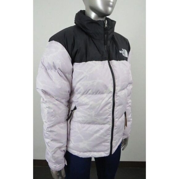 The North Face Women Sz XL 1996 Retro Nuptse 700-Down Hooded Jacket Lavender $33 - Picture 1 of 15